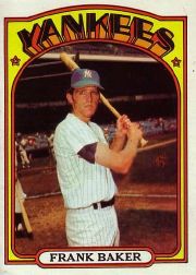 1972 Topps Baseball Cards      409     Frank Baker